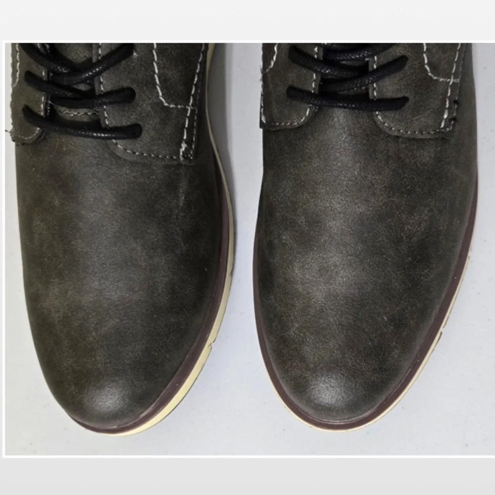New Falls Creek Shoes Mens Size 8 Casual Gray Lace Up Oxford NWT